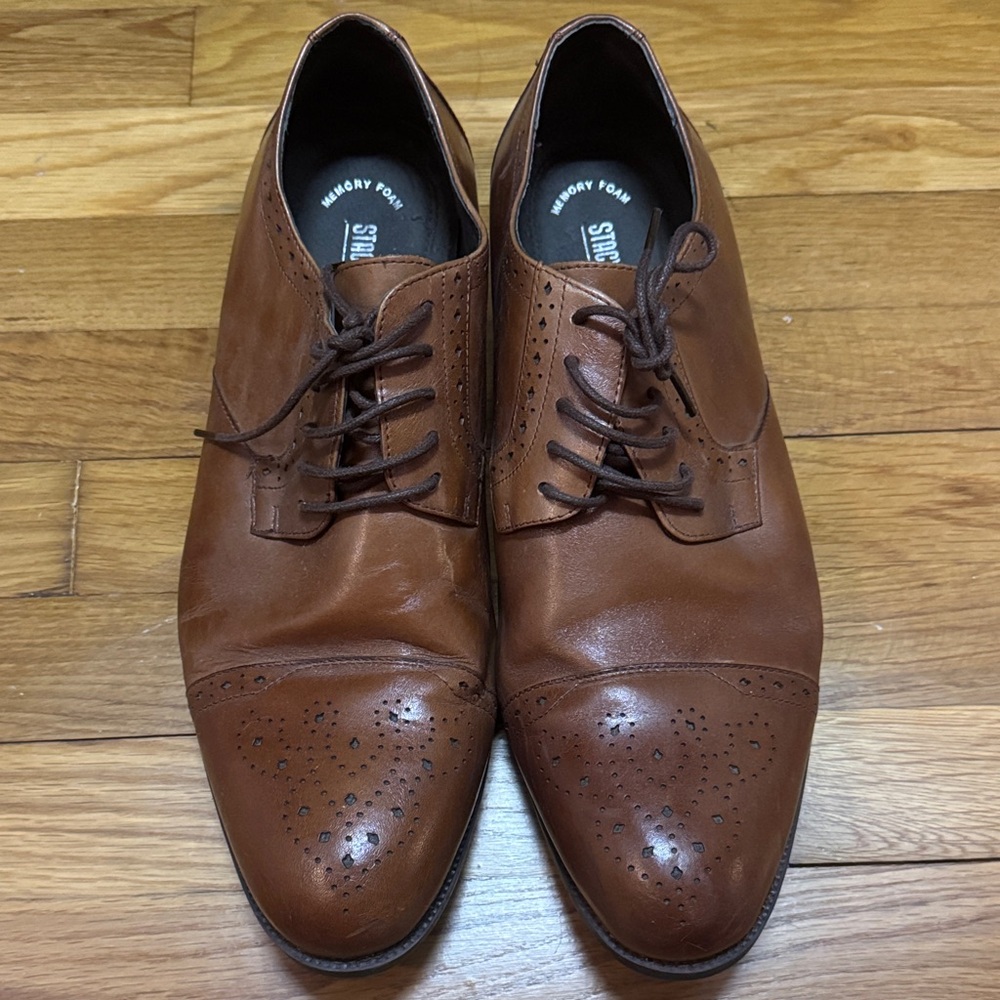 Stacy Adams Tan Oxford Shoes